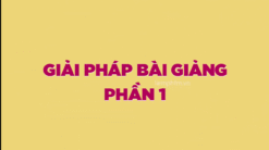 Giải pháp cho quay phim bài giảng 1202-009