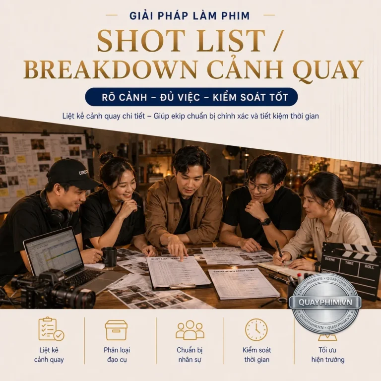 Shot list, breakdown cảnh quay
